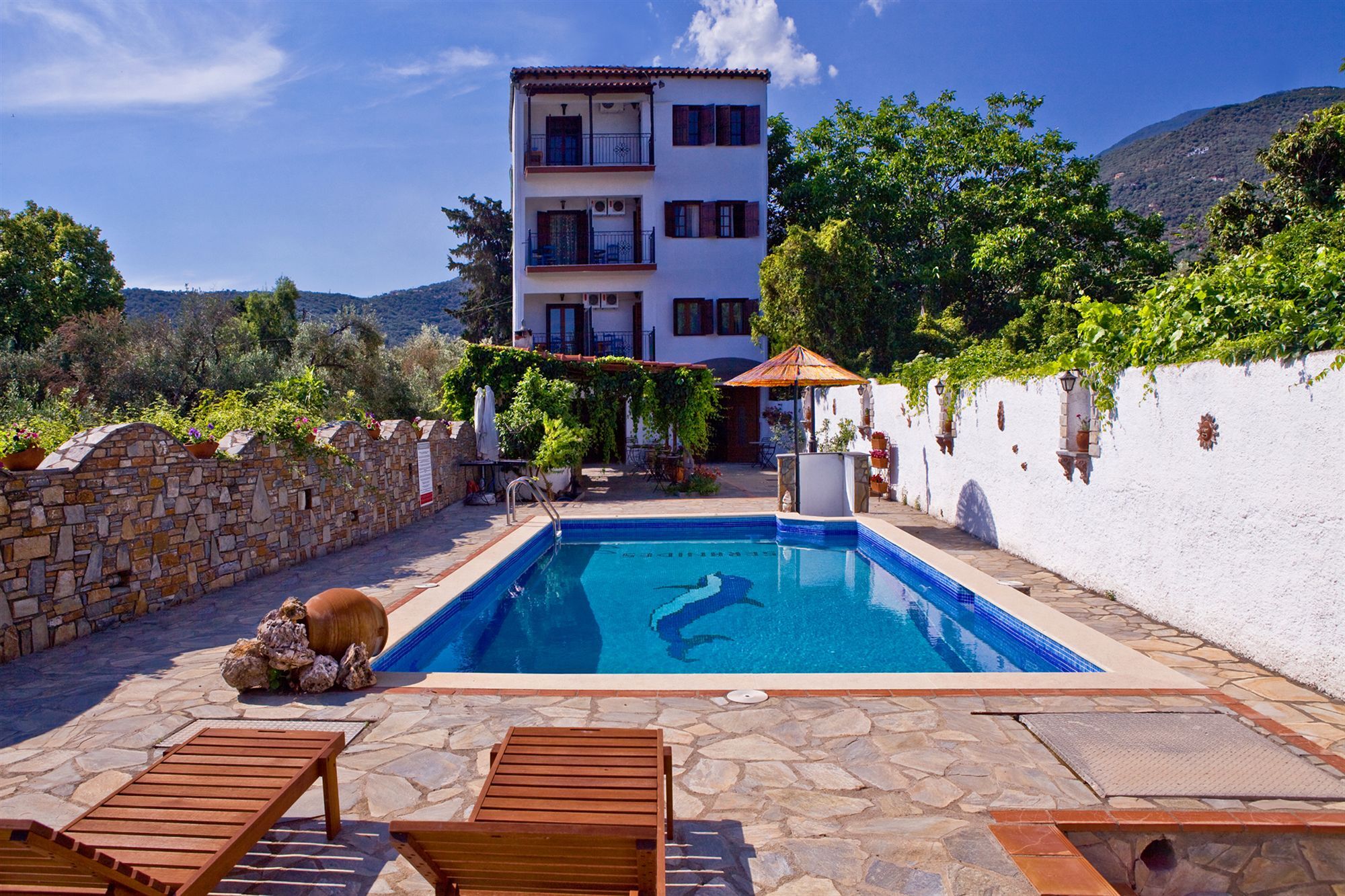 Seranides Boutique Hotel Káto Gatzéa Exterior foto